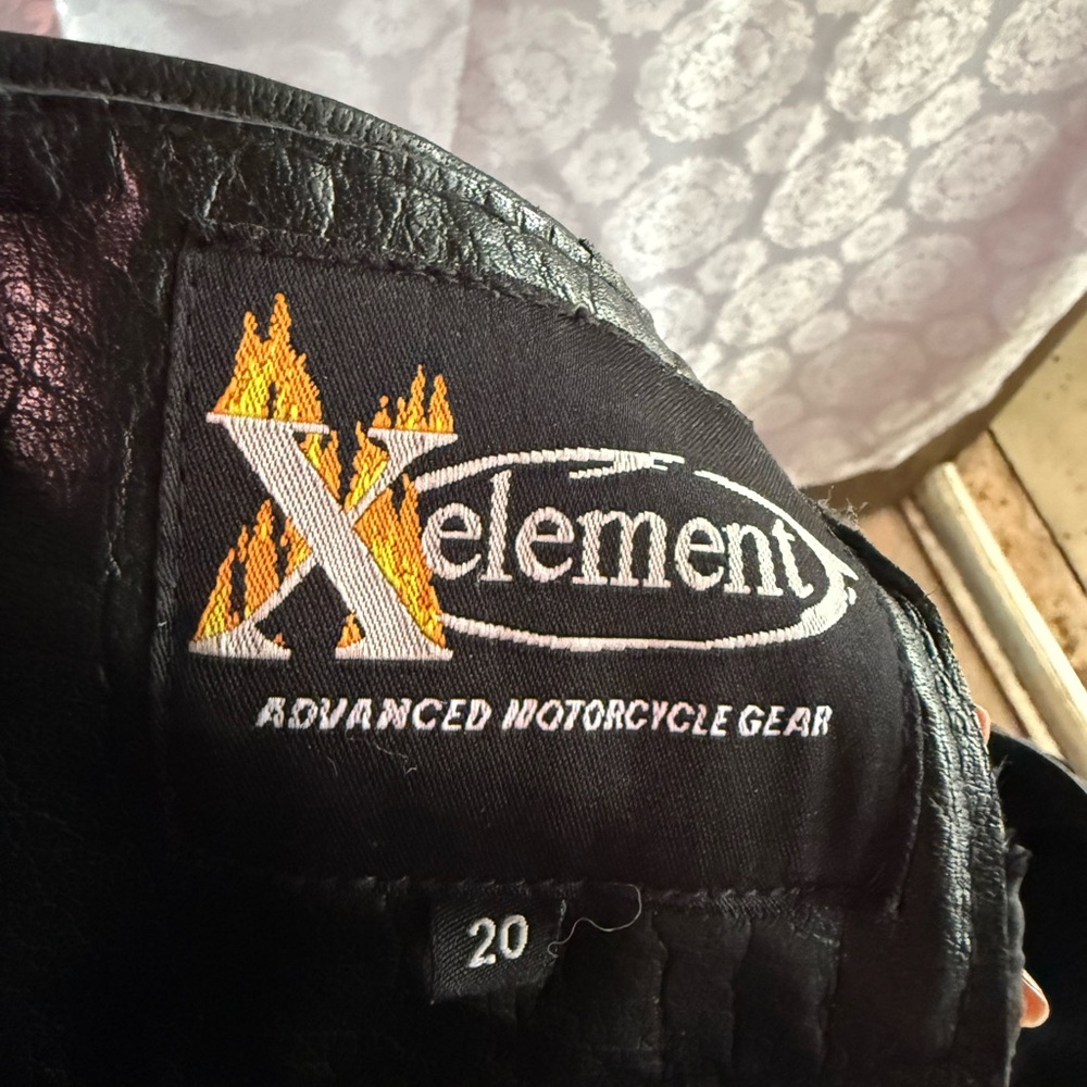 Xelement Black Women's Motorcycle Jacket
